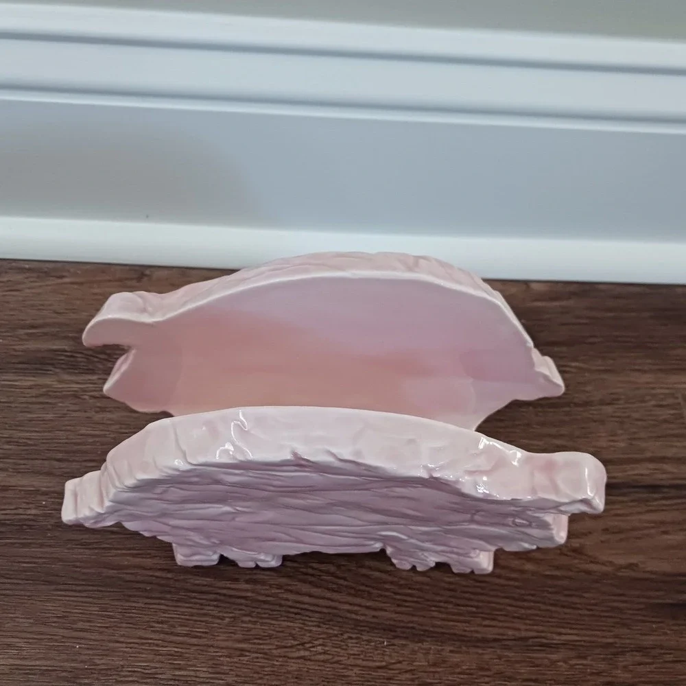 Light Pink‎ Ceramic Pig Napkin Holder 7.5 x 4.5 x 3 Farmcore